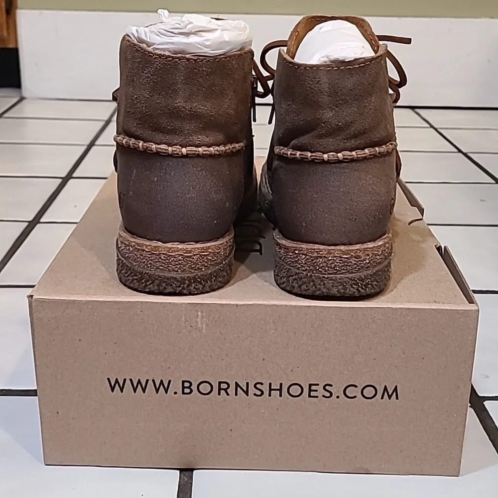 Born Brown Ankle Boots - Picture 4 of 11